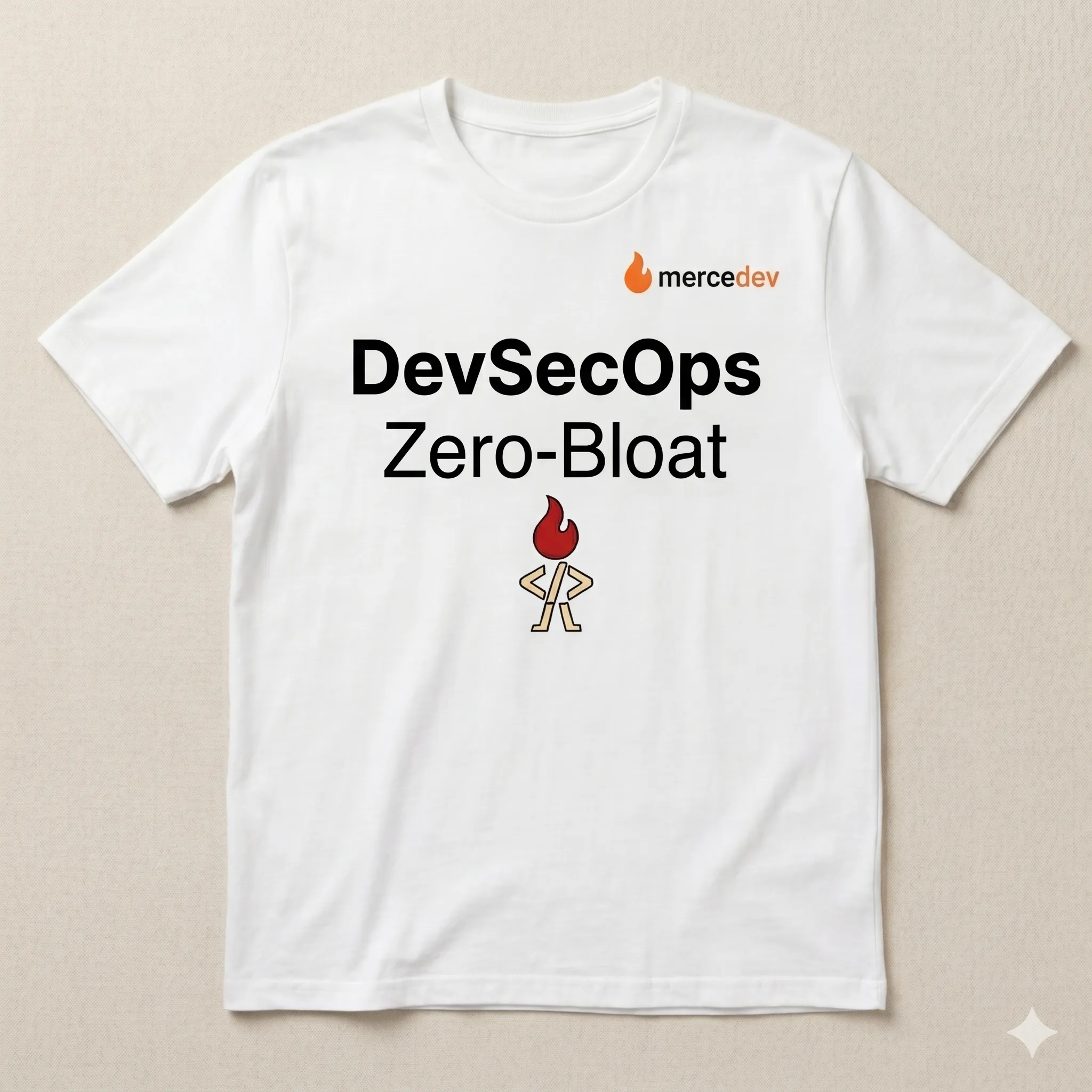 Camiseta DevSecOps con logos